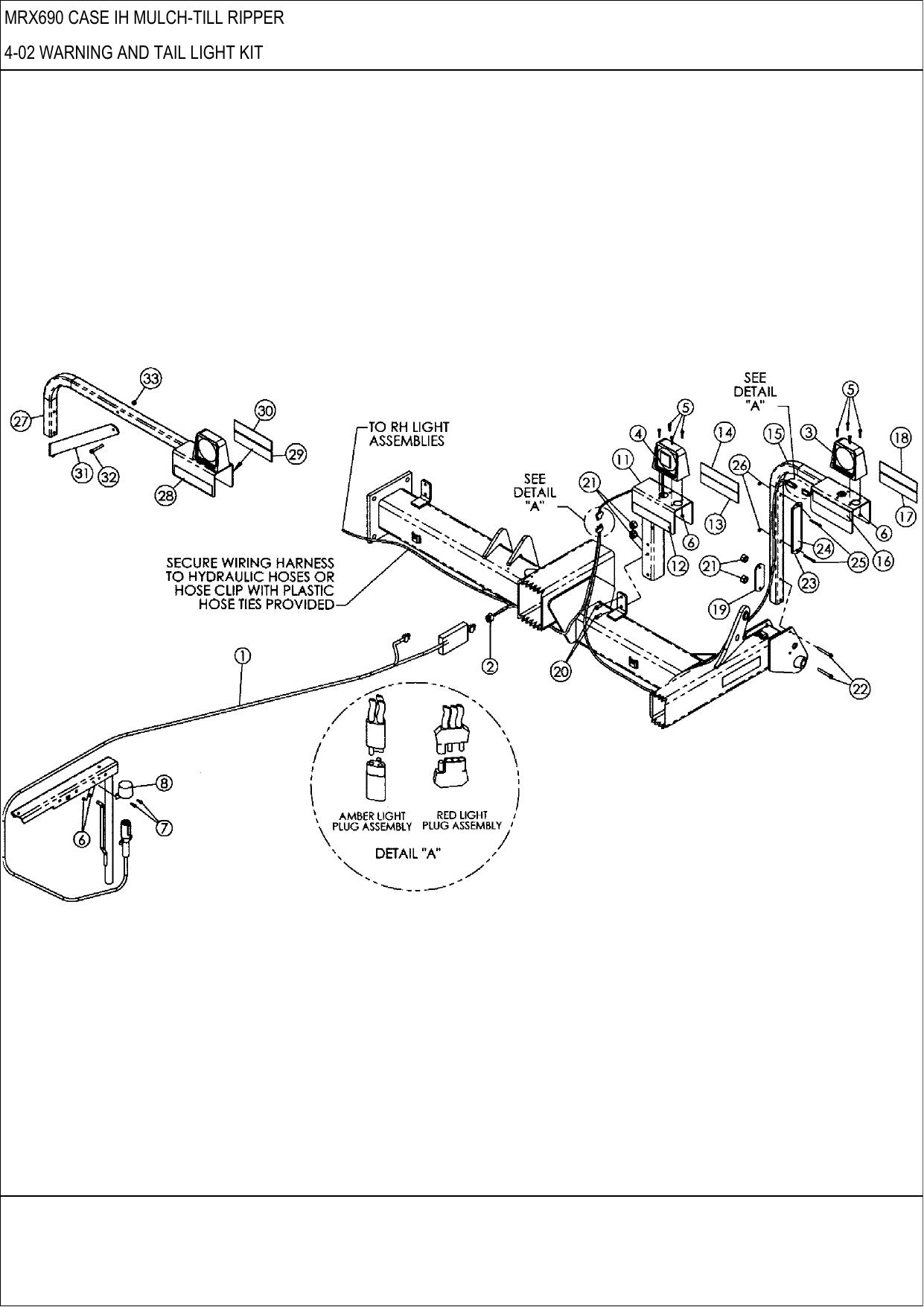 MRX690 CASE IH MULCH-TILL RIPPER PARTS